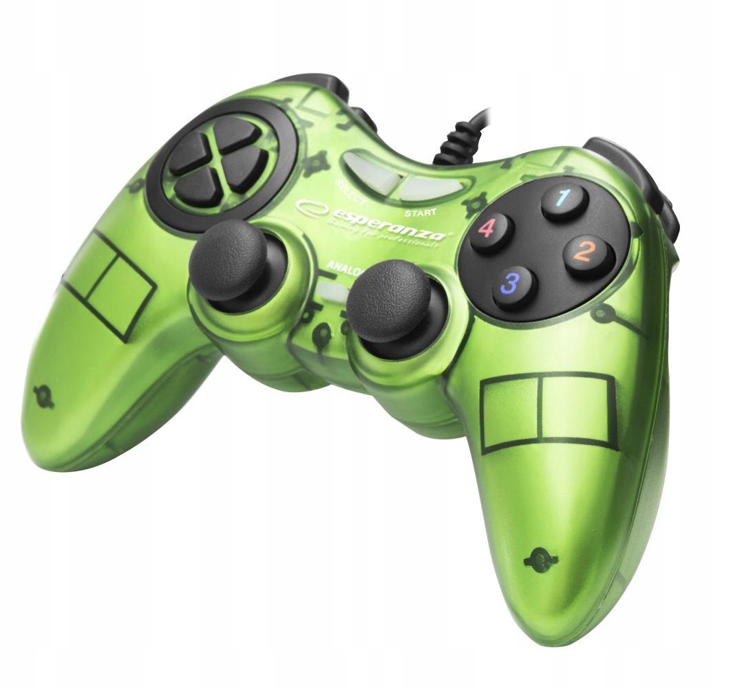 Esperanza Gamepad Pc Usb Esperanza "Fighter" zielony