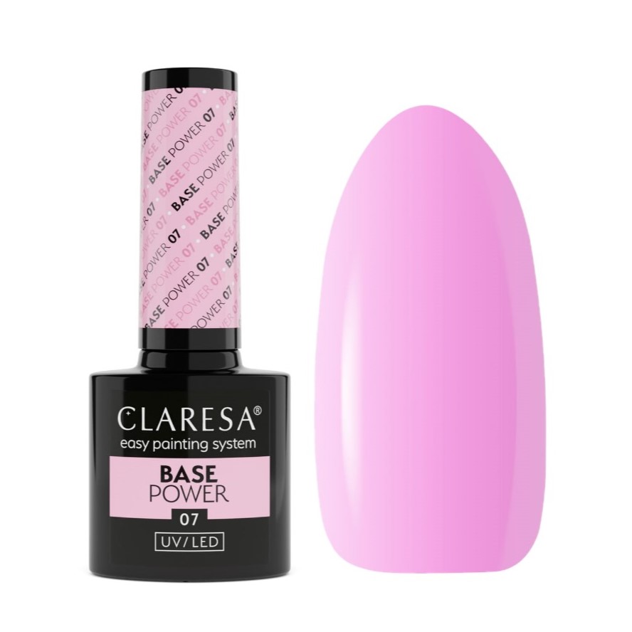 CLARESA Baza hybrydowa do paznokci POWER BASE 07 5g