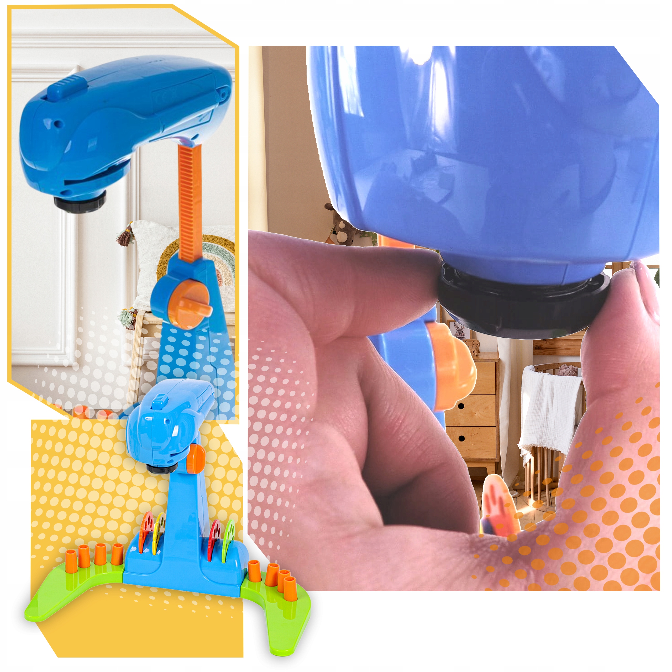 Projektor Rzutnik do Nauki Rysowania ze Slajdami Regulowany Podświetlany Stan opakowania oryginalne