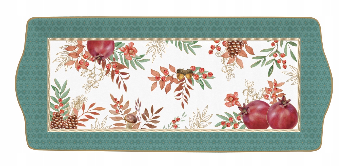 Elegantní porcelánový podnos 35 x 15 cm