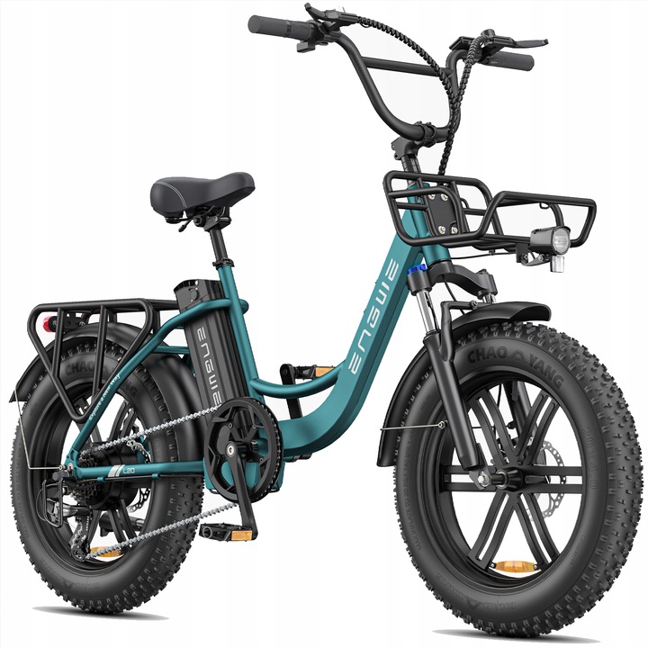 Elektrokolo Engwe L20 Boost 250W 25km/h 126km 20*4 fat pneu city ebike