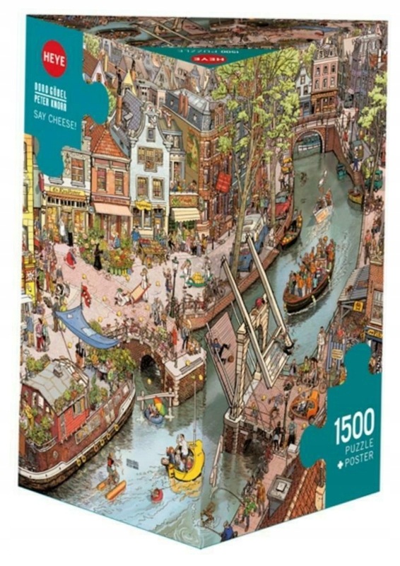Puzzle 1500 Czas na zdjęcie Puzzle+plakat)