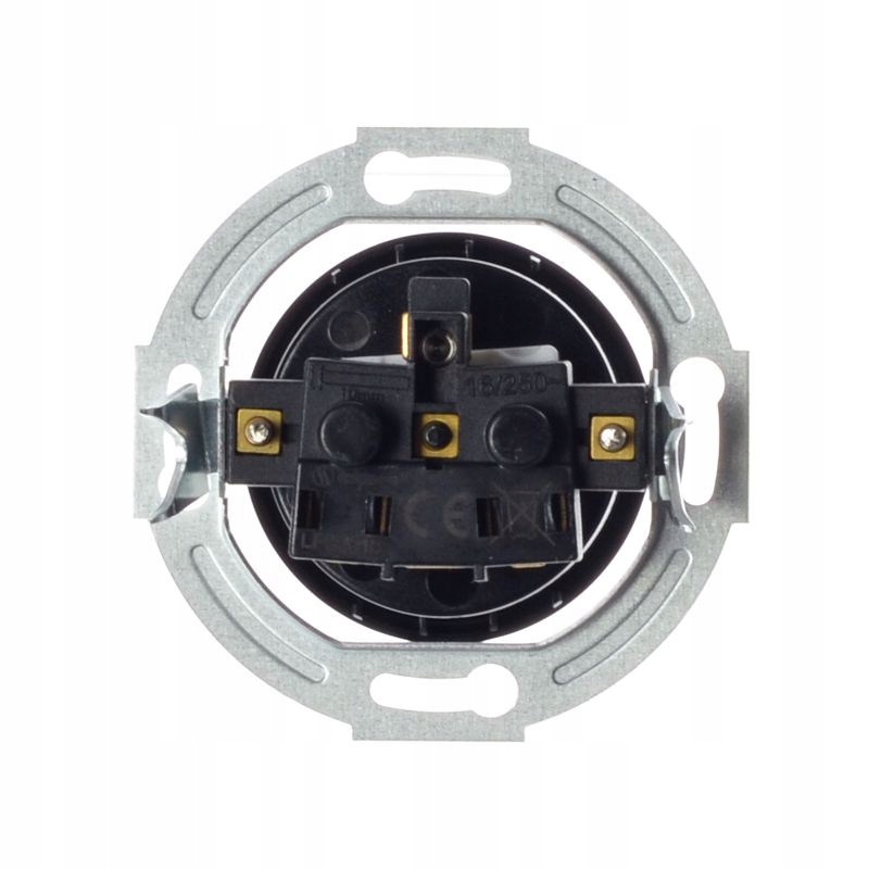 LOFT GNIAZDO 230V Z BOLCEM CZARNE JLM BEZ RAMKI RAMKI FRENCH RETRO LUX Typ inny