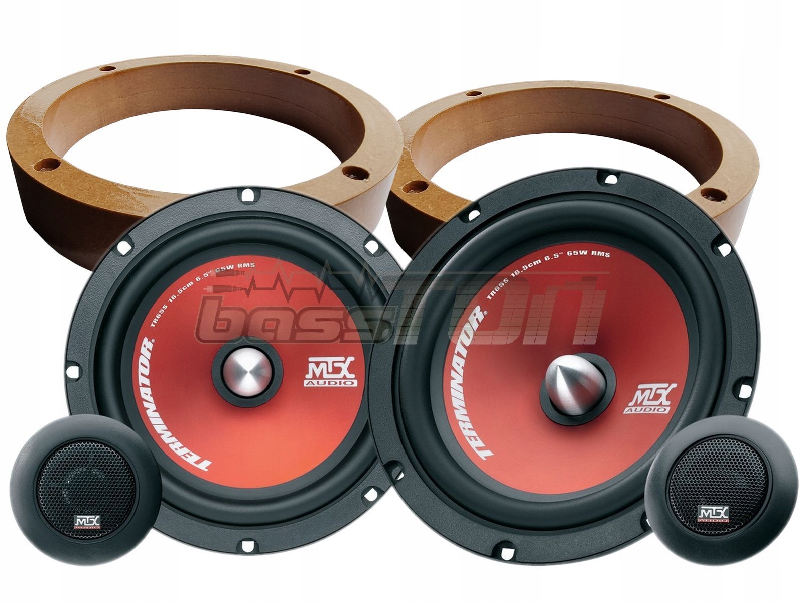 Mtx Audio TR65S Terminátor reproduktory 165 mm Cupra Born přední zadní část