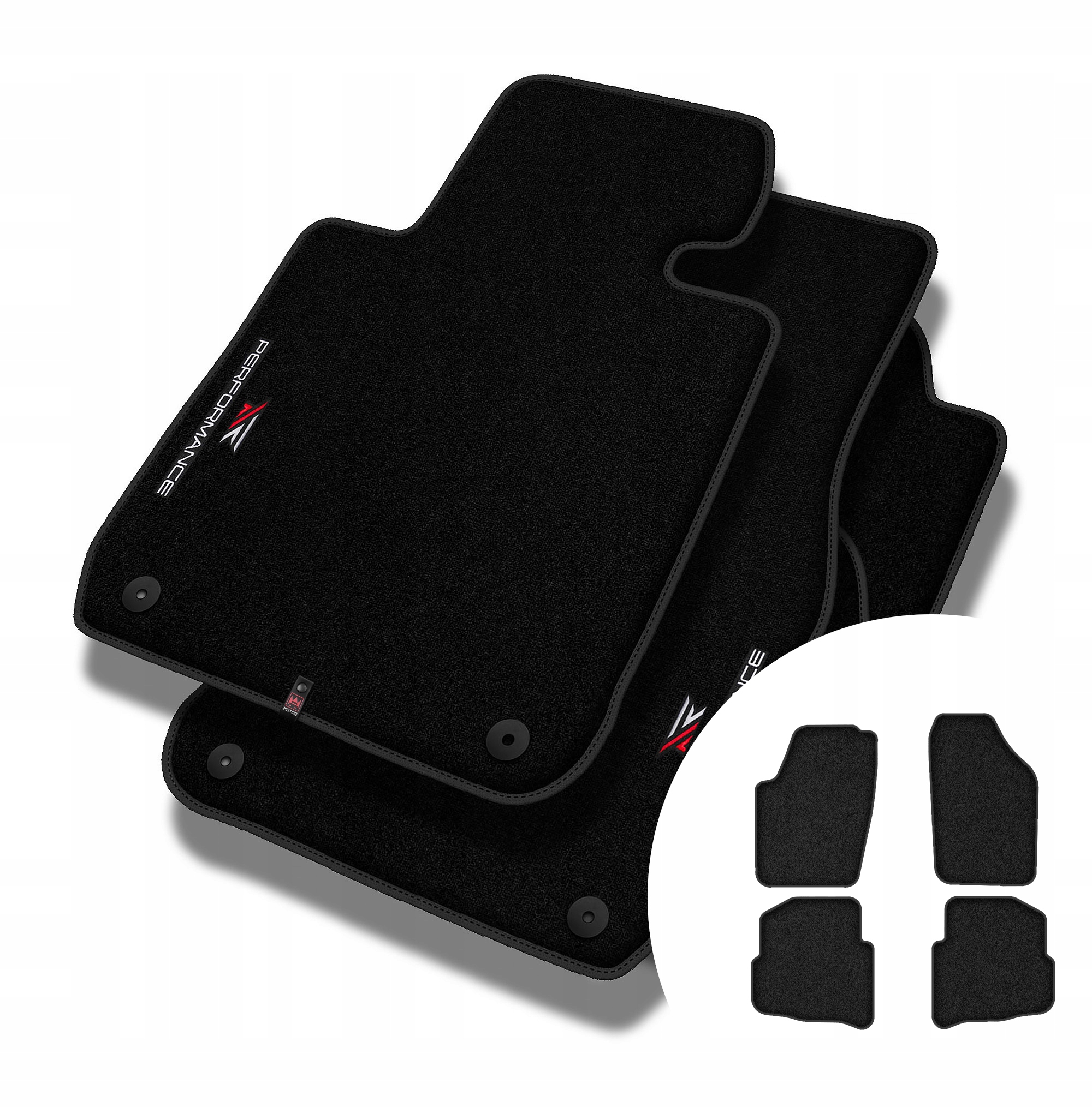 Velúrové koberčeky Performance Premium pre Volkswagen Polo IV 2002-2009
