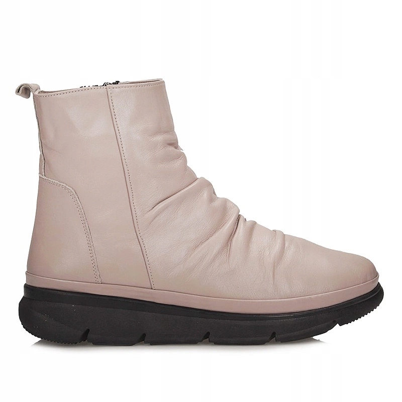 Kožené kotníkové boty dámské Boccato 0452-505 Warm 109 L.mink Lthr 82