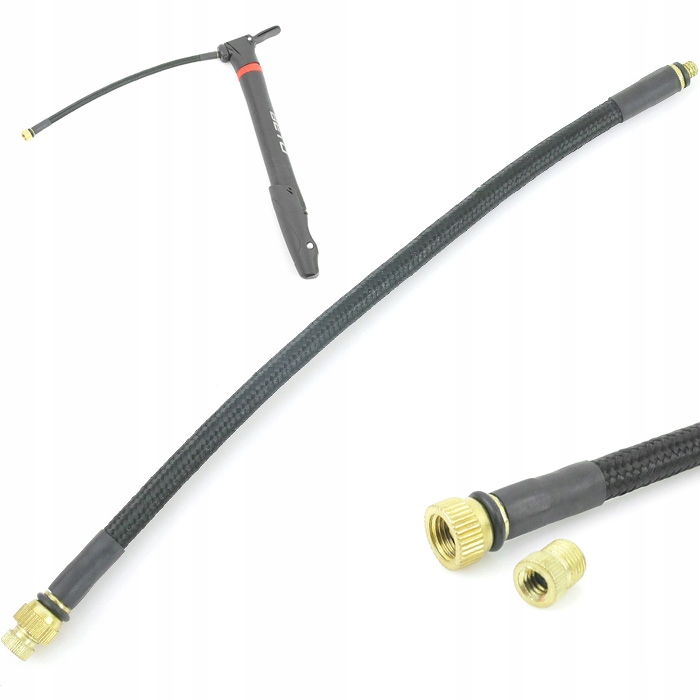 

Wężyk do pompki rowerowej 250mm z redukcją Av/dv