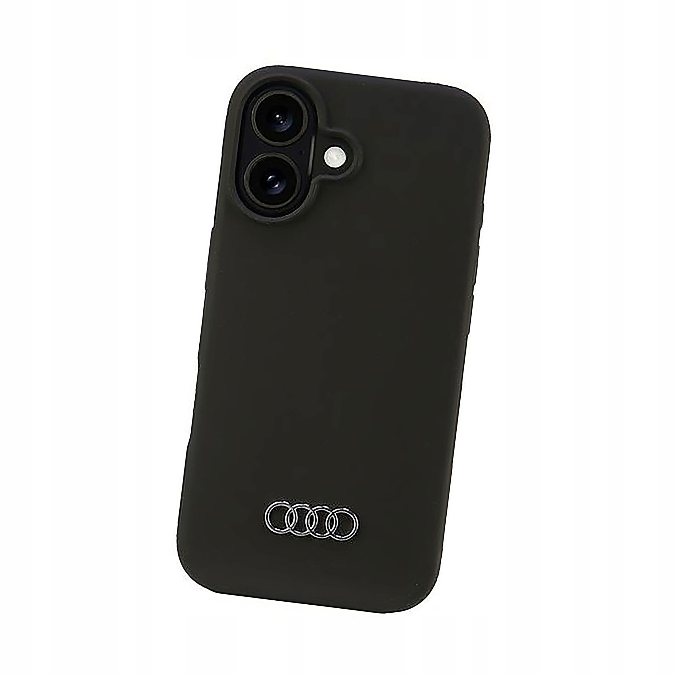 Plecki Etui Audi Silicone Case do iPhone 16 czarne