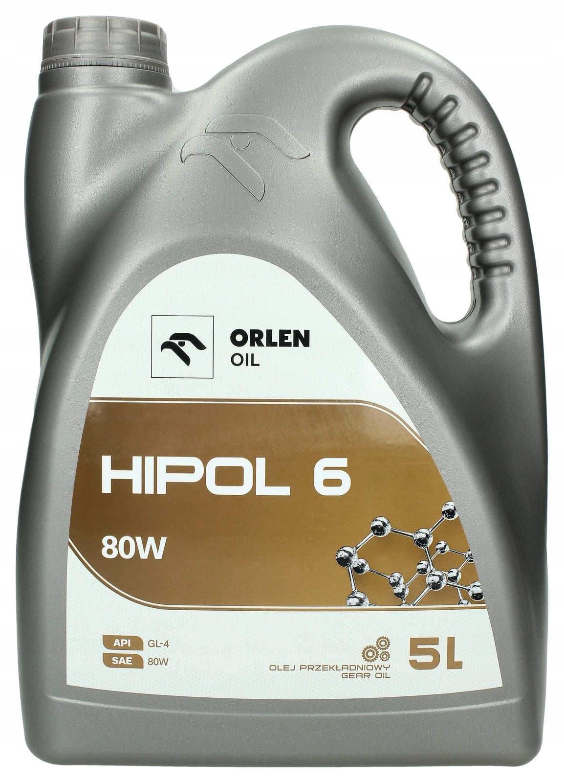 Olej przekładniowy Orlen Hipol 6 GL-4 80W 5L