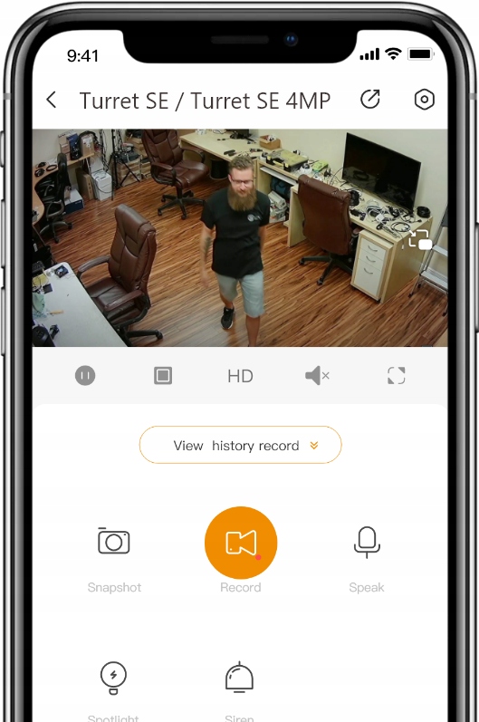 KAMERA MONITORUJĄCA IP IMOU TURRET 4MPx IPC-T42EP WiFi IR AI H.265 Model IPC-T42EP