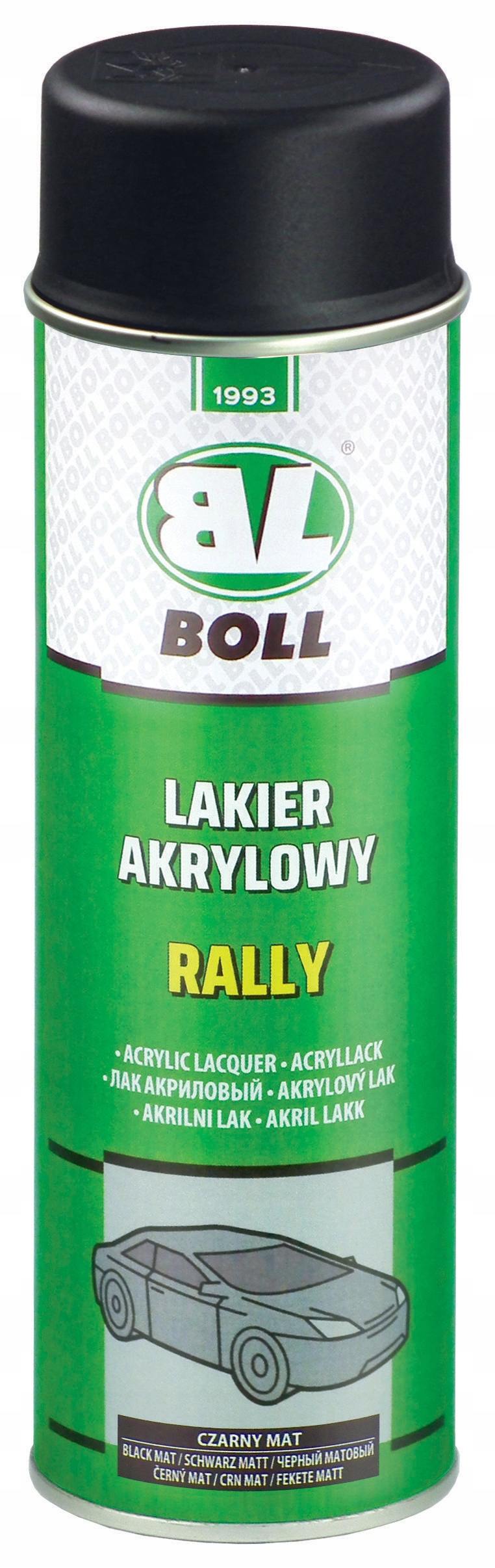 

Boll Lakier Akrylowy Czarny Mat Rally 500ml