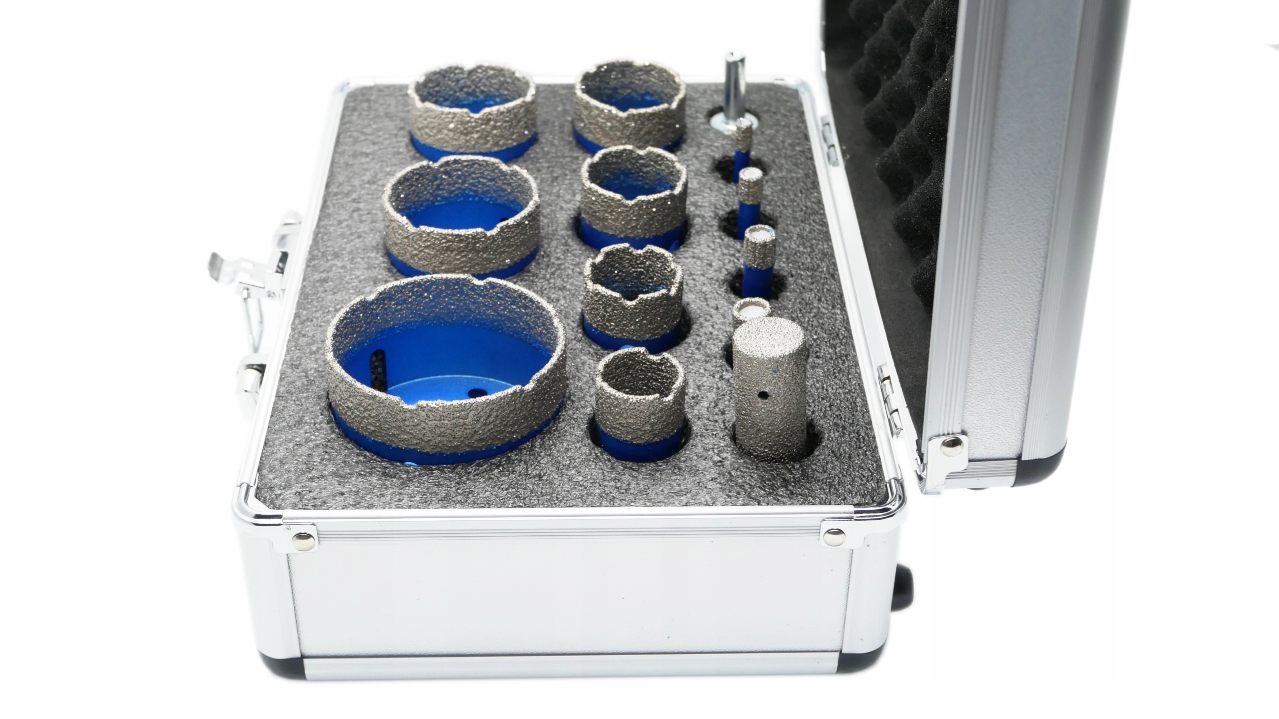 ZESTAW OTWORNIC DIAMENTOWYCH DO GRESU 12 SZT Marka Verdekam