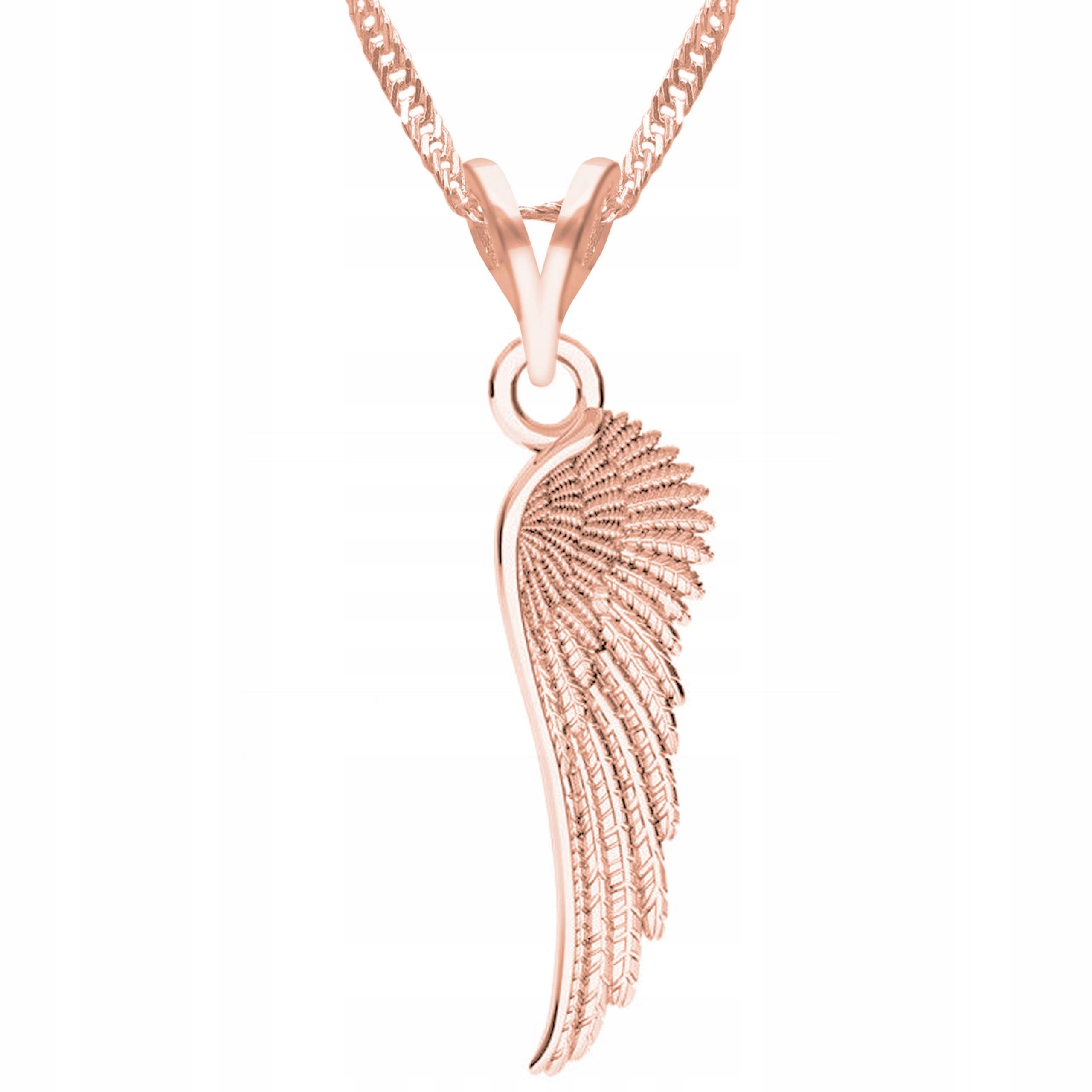 Náhrdelník Pozlacený Andělské křídlo Nebeská Křídla Anděl Stříbro 925