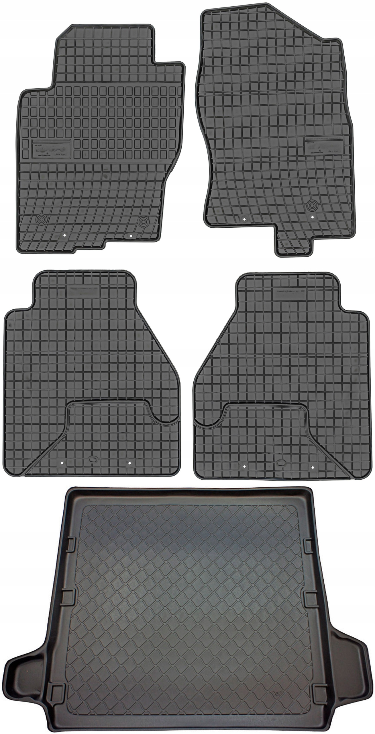 Nissan Pathfinder III 2005-2013 Koberce s rohožou