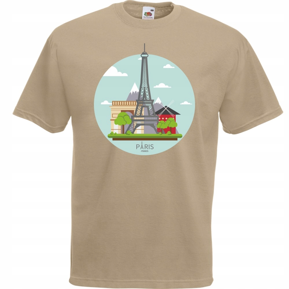 

Koszulka Paris Paryż Francja S khaki