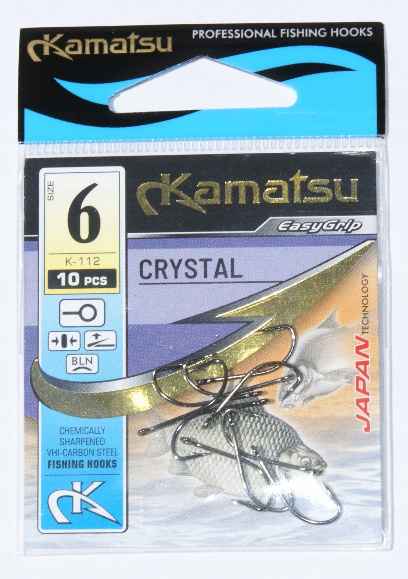Haczyk Kamatsu Crystal nr.6 Bln oczko