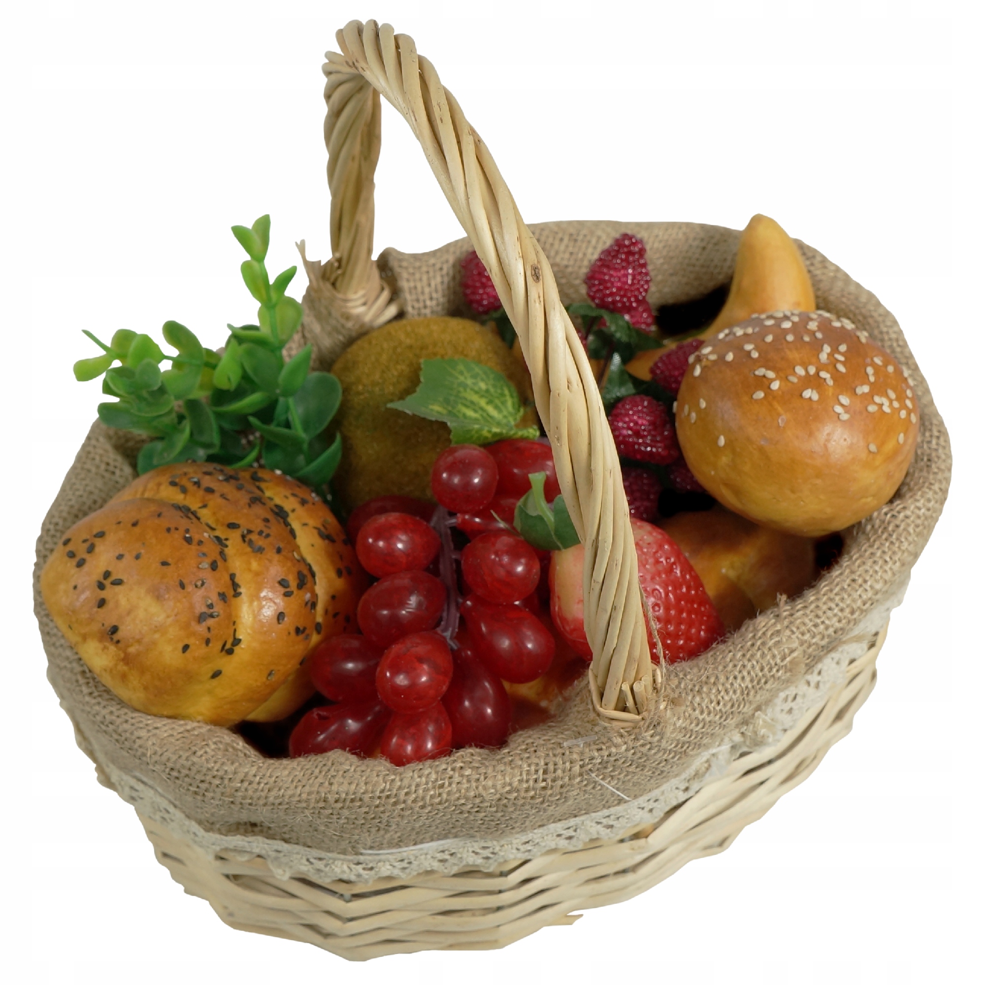 KOSZ KOSZYCZEK ZDOBIONY Wysokość produktu 24 cm