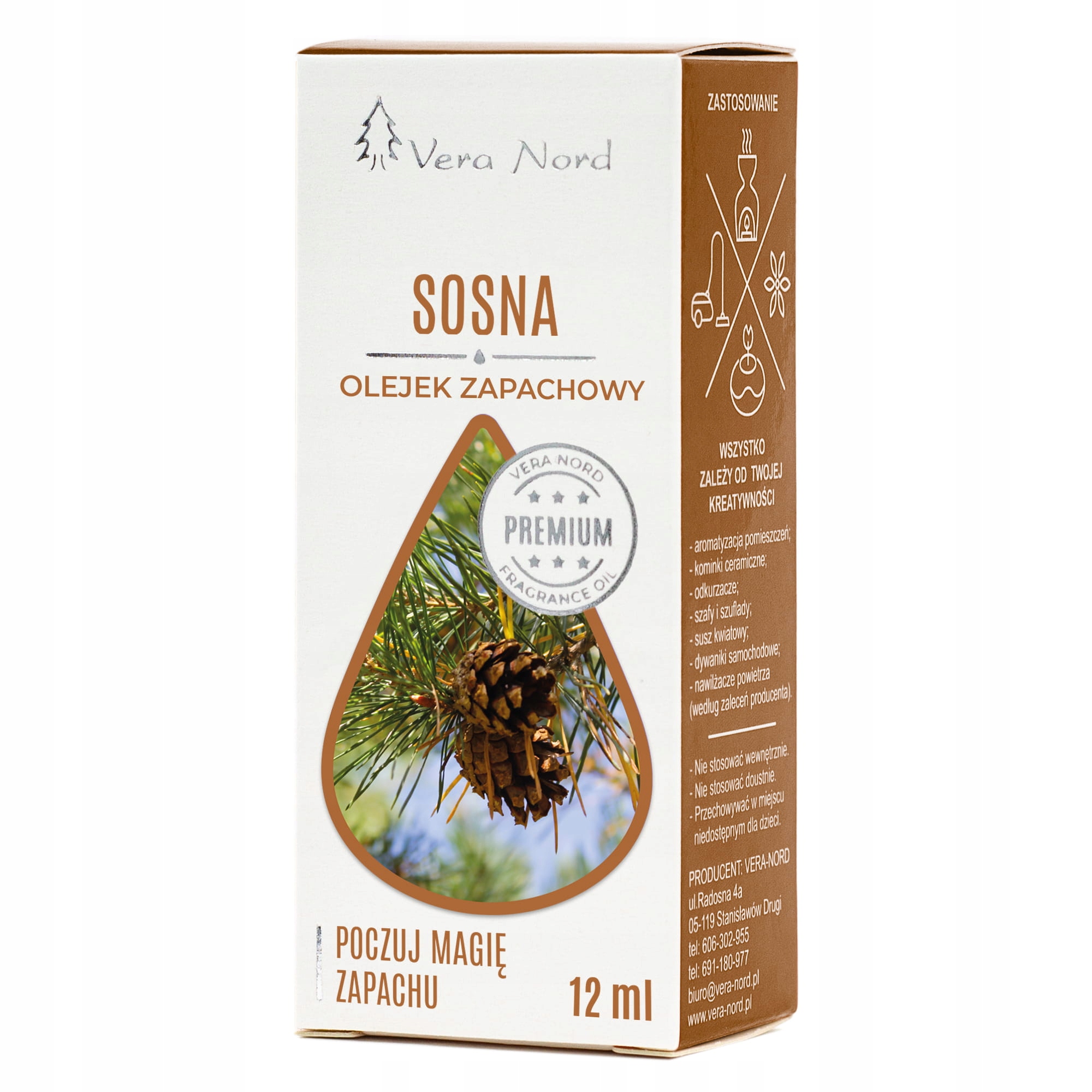 

Olejek zapachowy 12 ml sosna