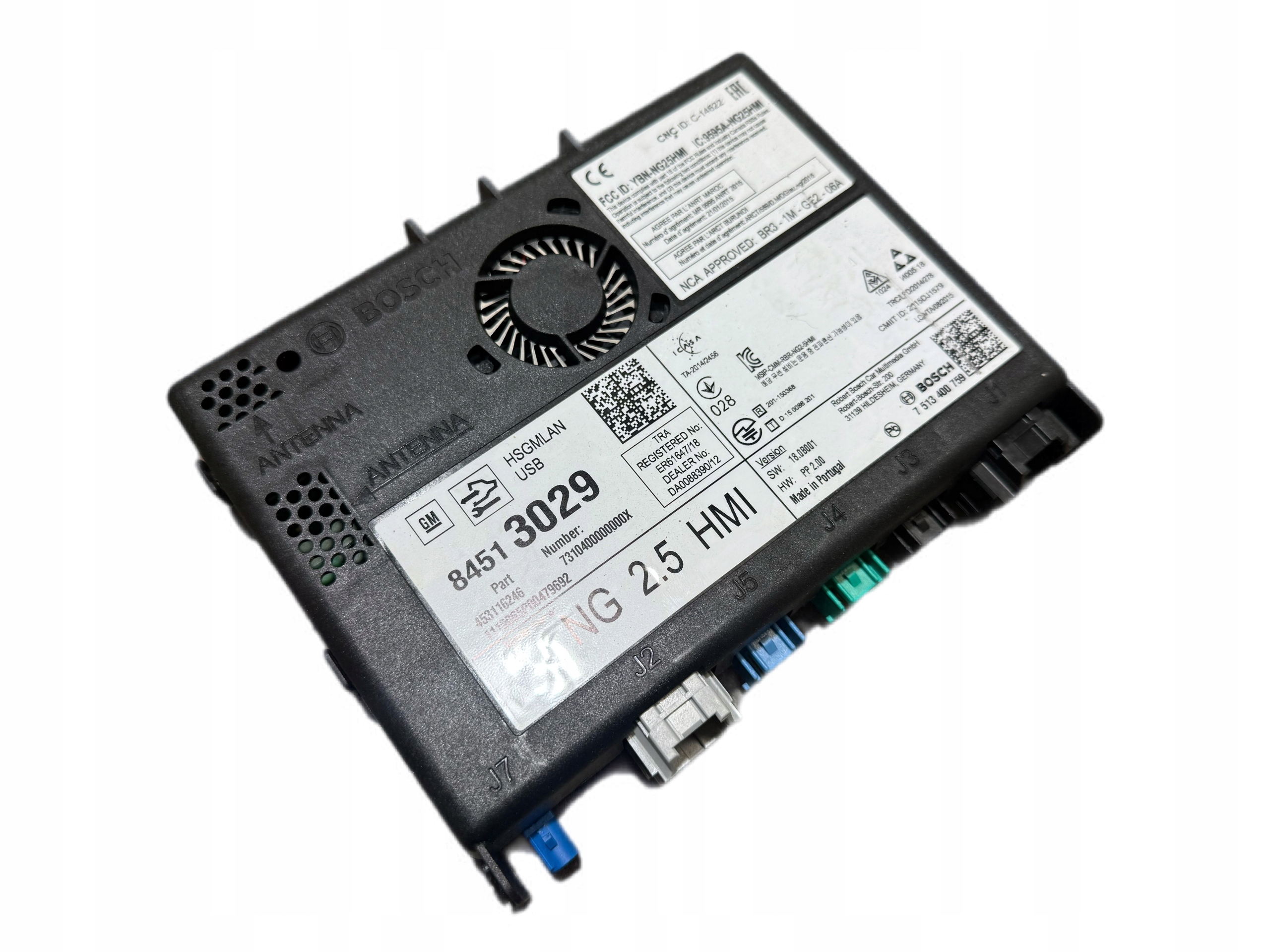 module RADIA control unit navigation devices 84513029 OPEL ASTRA K V