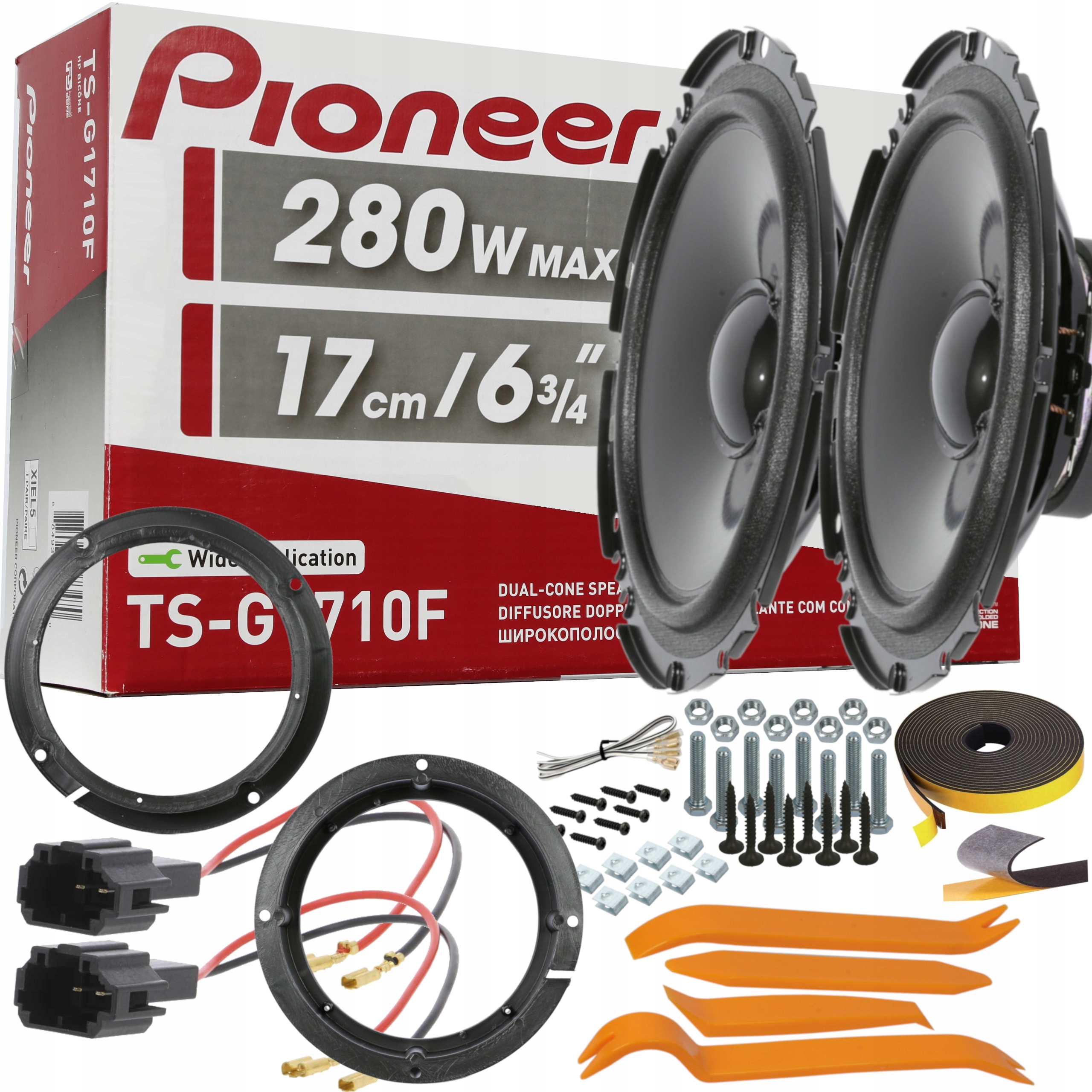 PIONEER głośniki KIA CARNIVAL SOUL SPORTAGE MAGNETIS DRZWI PRZÓD DYSTANSE