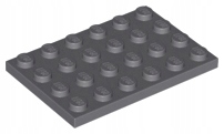 

Lego 3032 plytka 4x6 c. szary Dbg 1 szt N