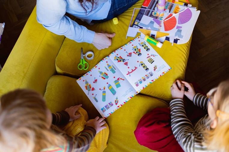 Zestaw Kreatywny Dla Dzieci Papierowe Rakiety Z Wyrzutnią 7+ Janod Marka Janod