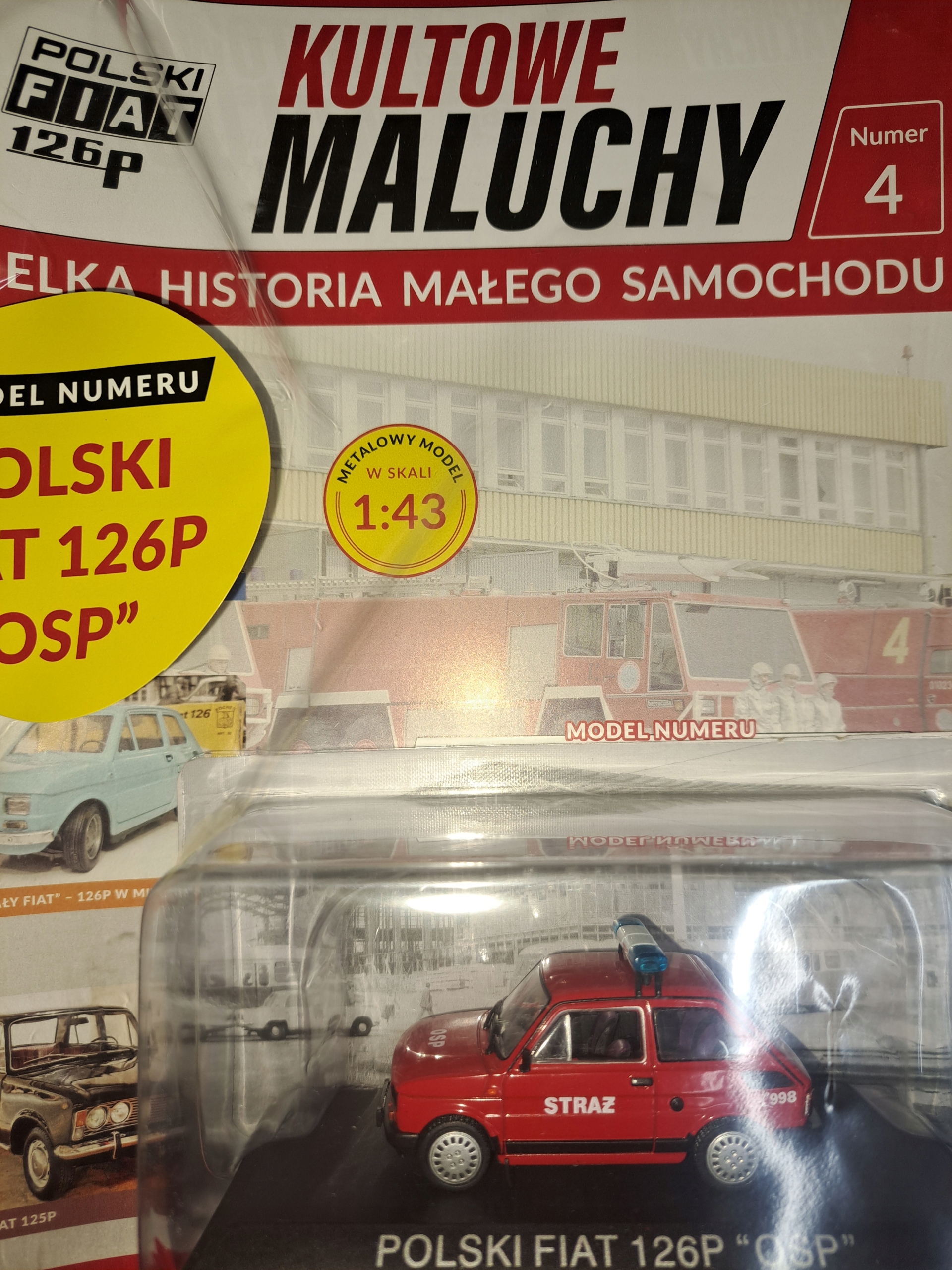 Kultowe Maluchy 4 2025 Polski Fiat 126P Osp strażacki