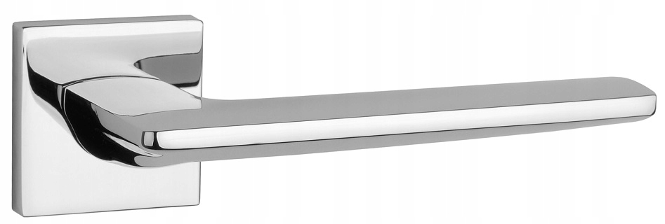 Kľučka rozeta štvorcová Lunaria Q Slim chróm Aprile