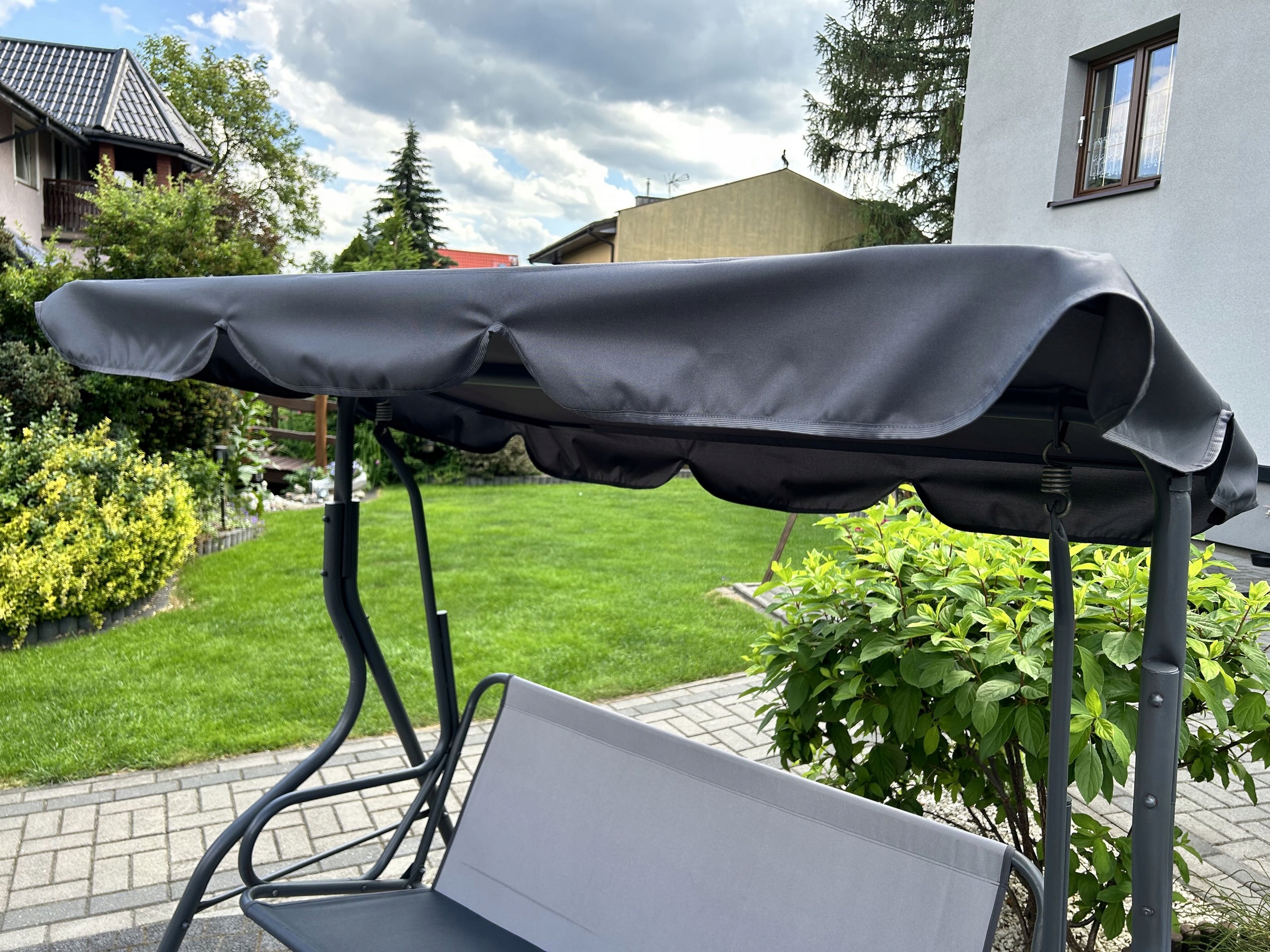 Stříška na Zahradní Houpačku, kryt, potah na houpačku, střecha, zastřešení 230x120