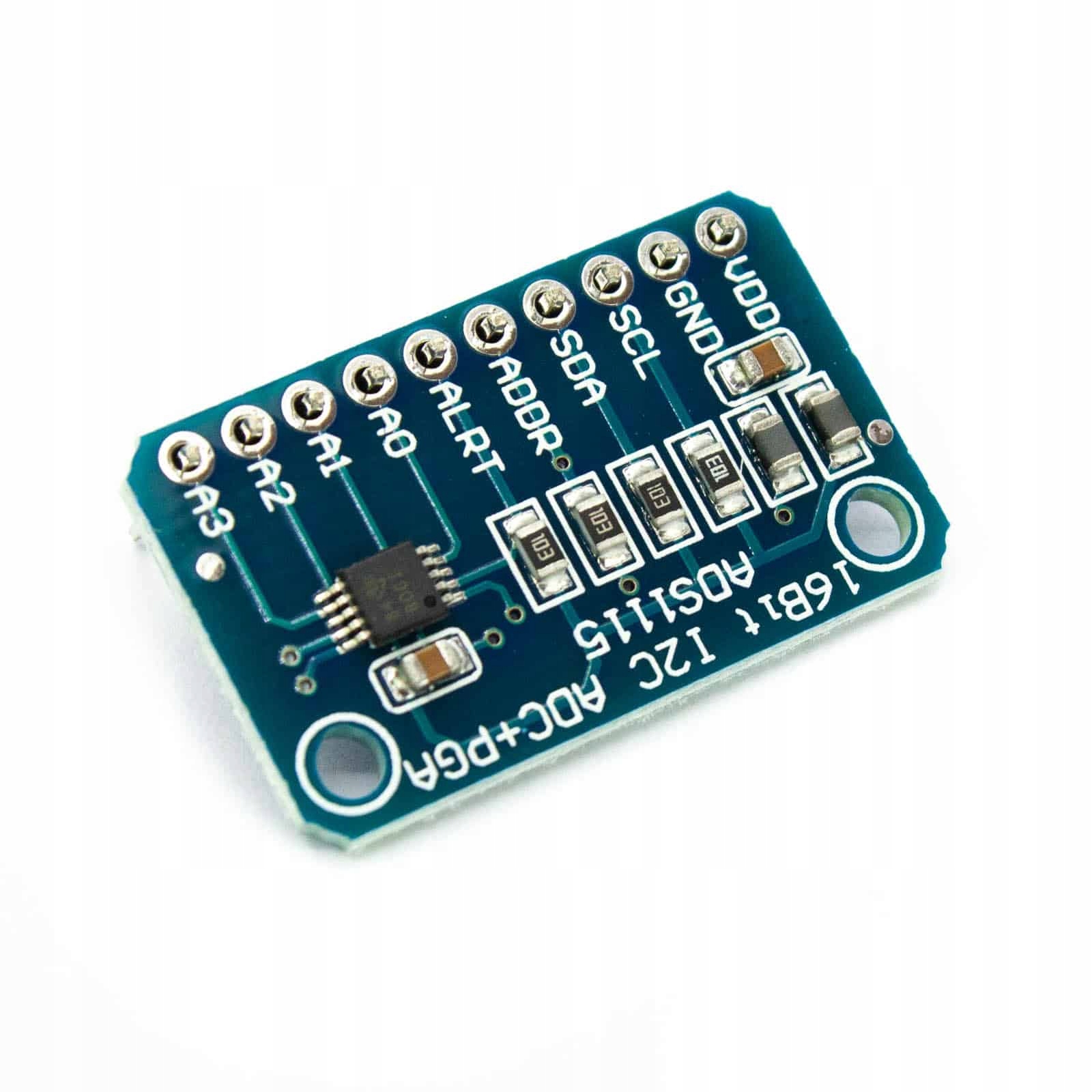 

Przetwornik Adc ADS1115 16-bit 4 kanały do Arduino