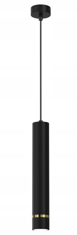 Závěsná Lampa Aurora Gold Černá, Moderní Led Stropní Trubka Do Obývacího Pokoje