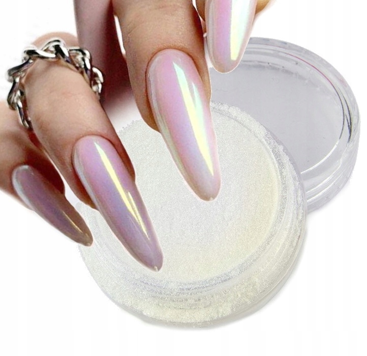 PERŁOWY PYŁEK do paznokci Glamour Effect GOLD 2