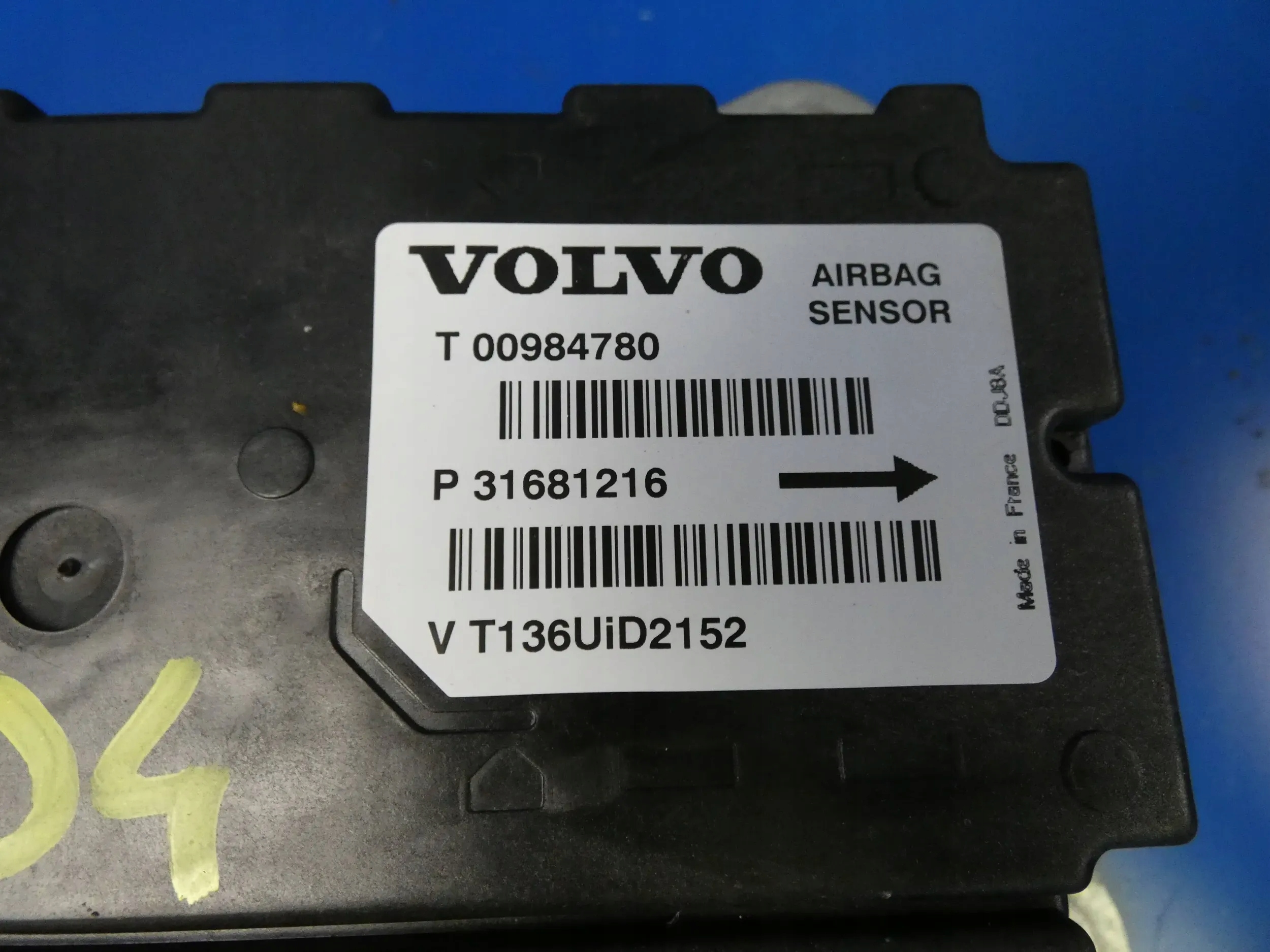 VOLVO V90 II S90 XC90 II XC60 II module unité de commande électronique uce airbag AIR BAG