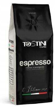Káva zrnková, směs 80% robusta 20% arabica Tostini Espresso 1000 g