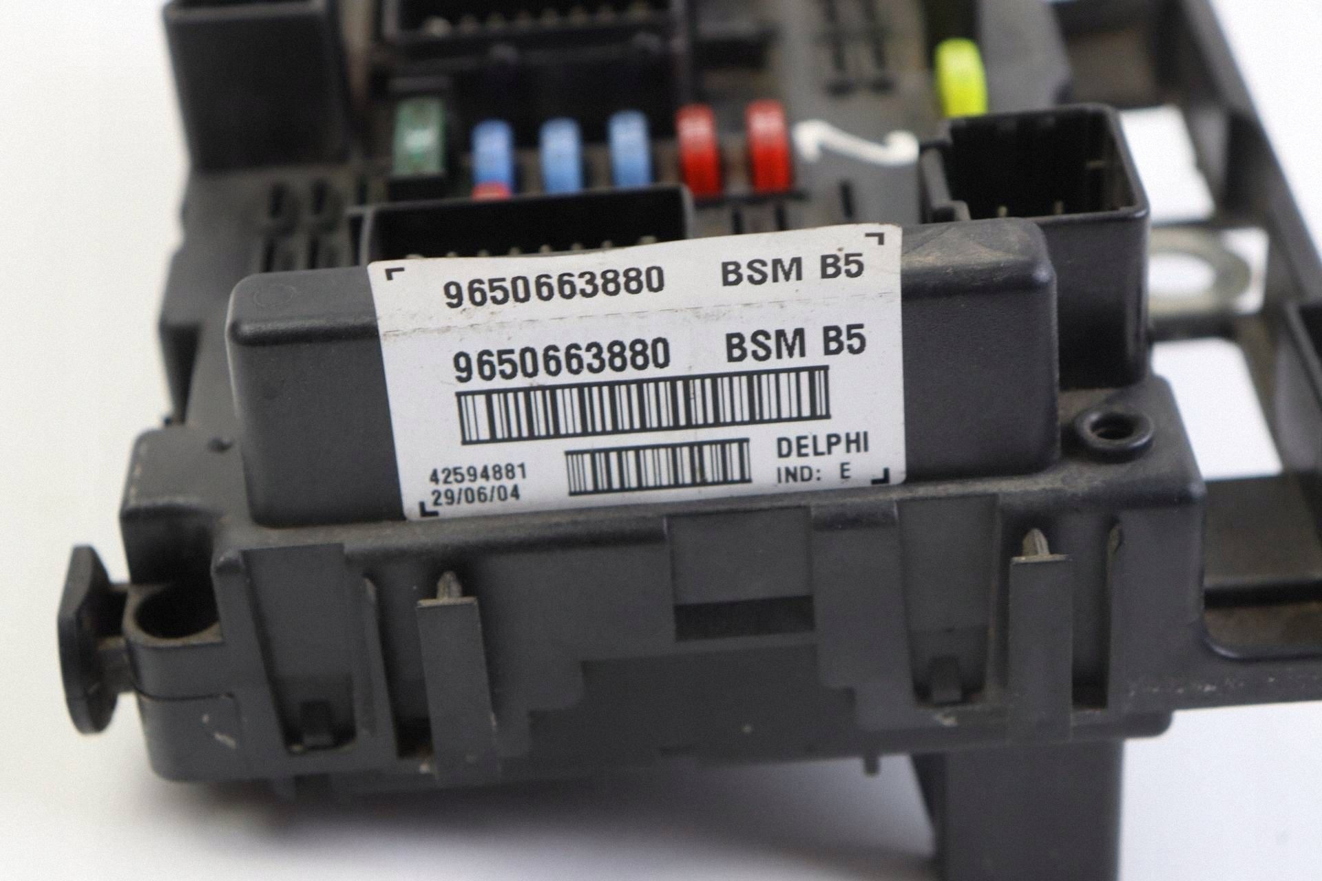 CITROEN PEUGEOT module compartment control unit BSM 9650663880