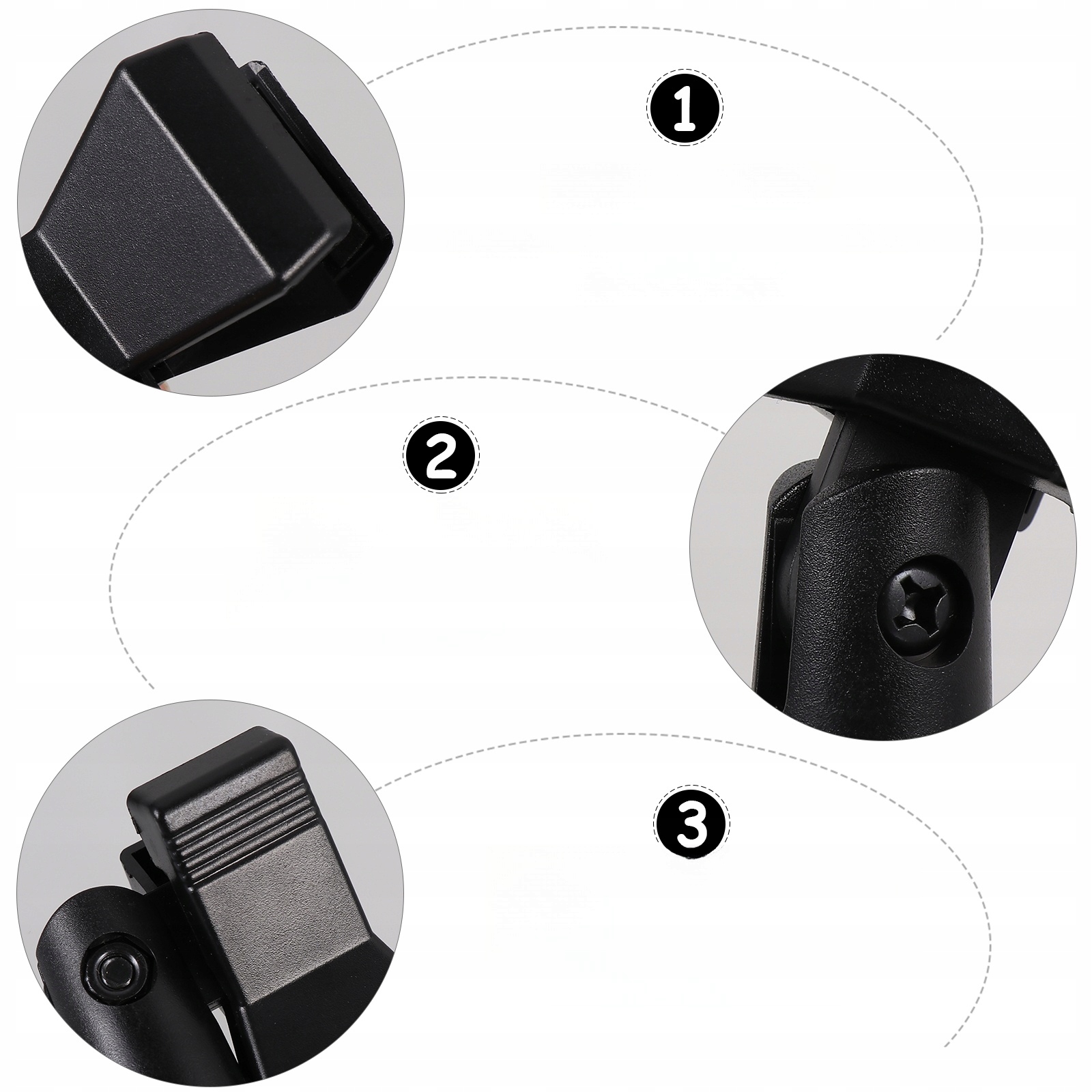 MIKROFON MIC CLIP 3 SZT Marka bez marki