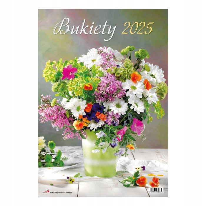 Kalendarz ścienny 2025 - Bukiety
