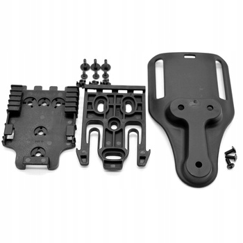 Shade Gear Quick System Qls Płetwa Short Black – szybki montaż