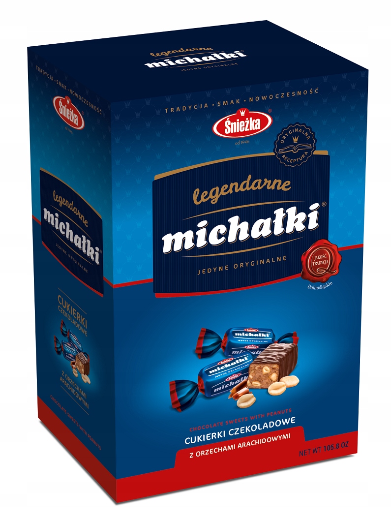 Cukierki Czekoladowe Michałki Śnieżka 3 kg
