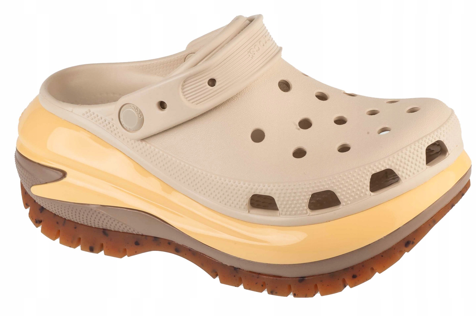 Crocs Classic Crush Clog M7/W9 39.5 Mandlová barva/ Nazouváky