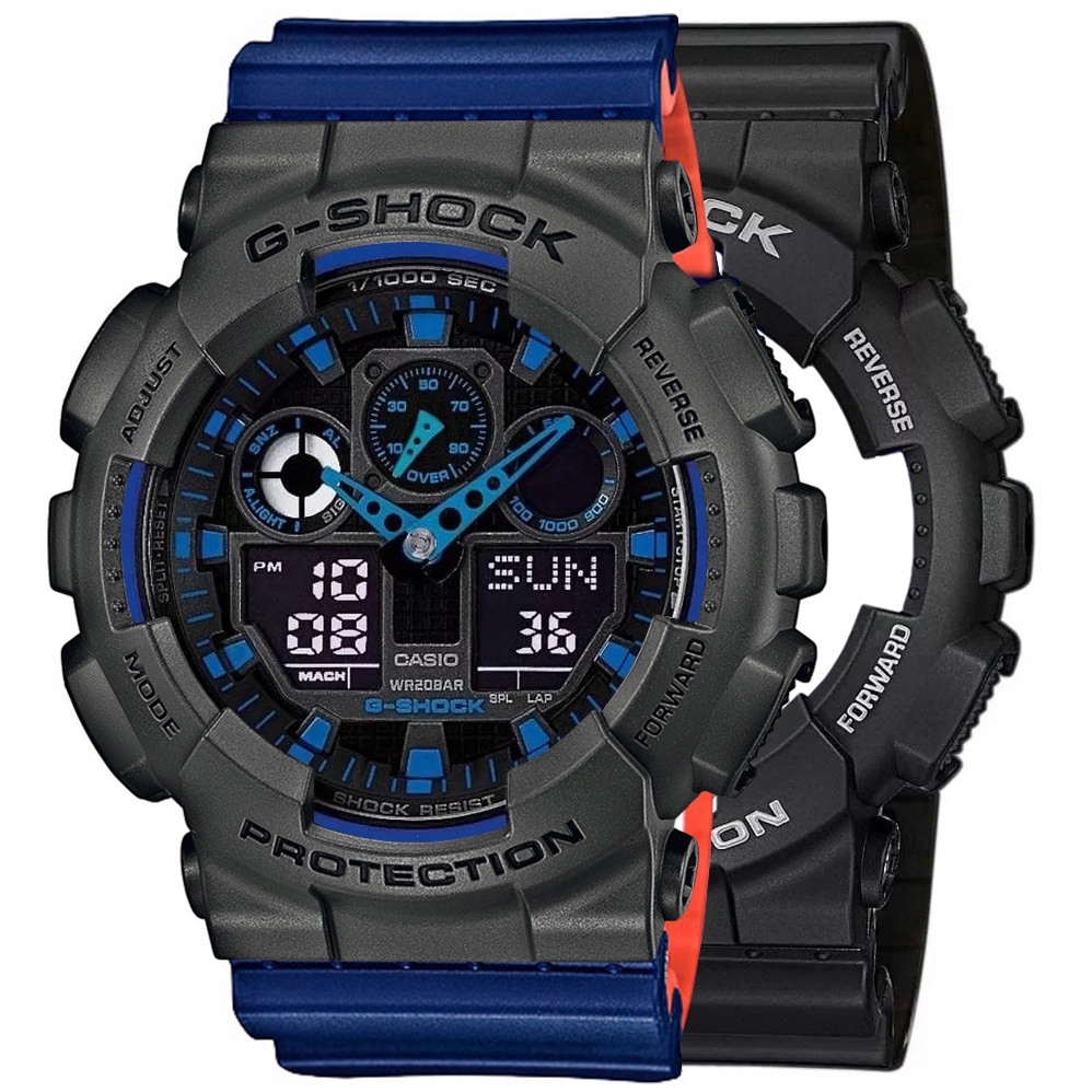 Hodinky Casio G-Shock Set GA-100-1A2ER Luneta 10467795 Řemínek 10527467 20