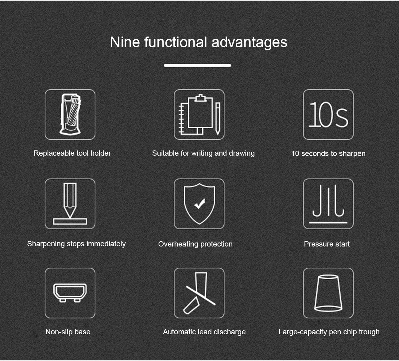 Pencil Sharpener temperówka do oówków, Kod producenta Gjuanbidao838