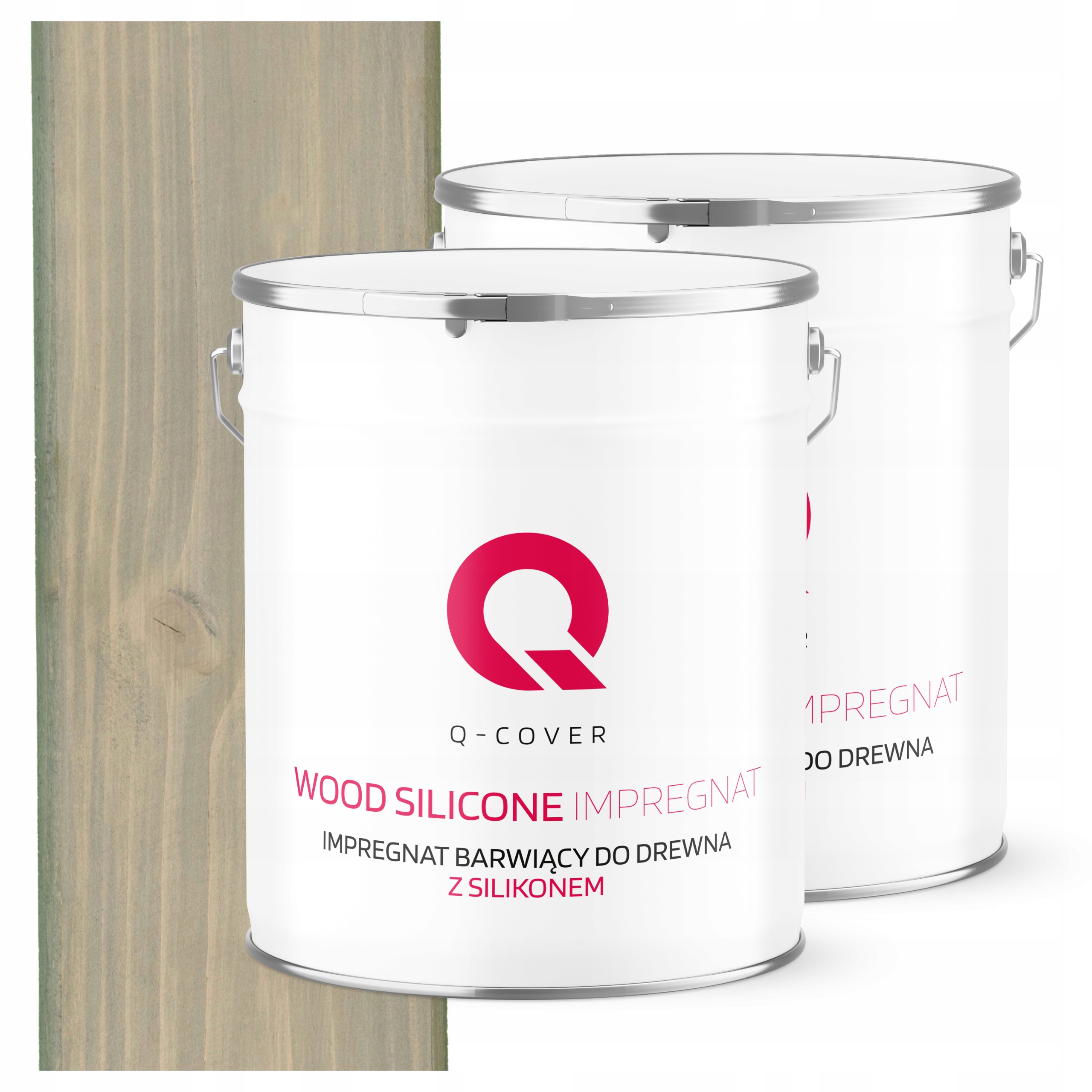 Impregnace Na Dřevo Extra Barva Se Silikonem Chránící Barvy Světlá Šedá 5L