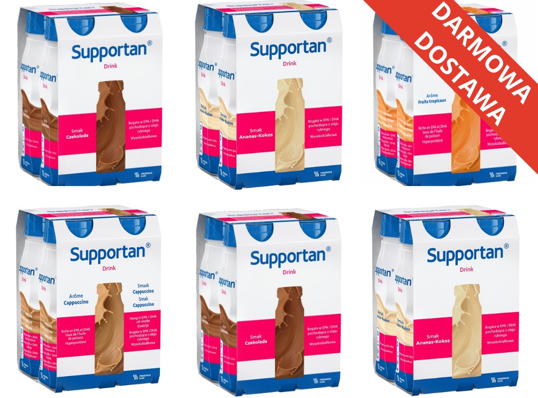 Supportan Drink różne smaki (24 szt. x 200 ml)