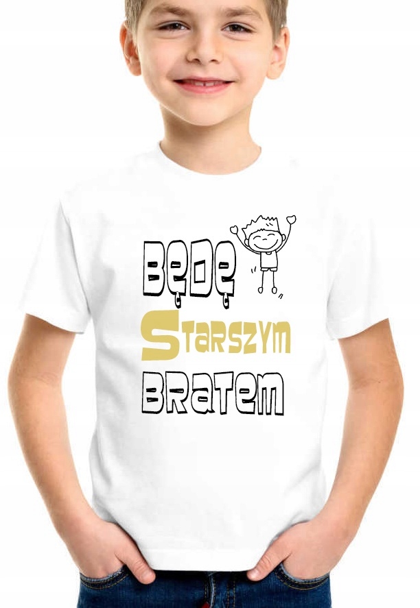 

T-shirt Koszulka dla Dziecka Będę Starszym Bratem