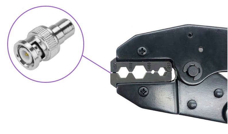 Zaciskarka Spacetronik CP-S105 1,73 mm² - 8,1 mm² Maksymalny przekrój przewodu 8.1 mm²