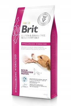 Levně Brit Veterinary Diets Dog Gf Hypoallergenic Hydrolyzed 6kg