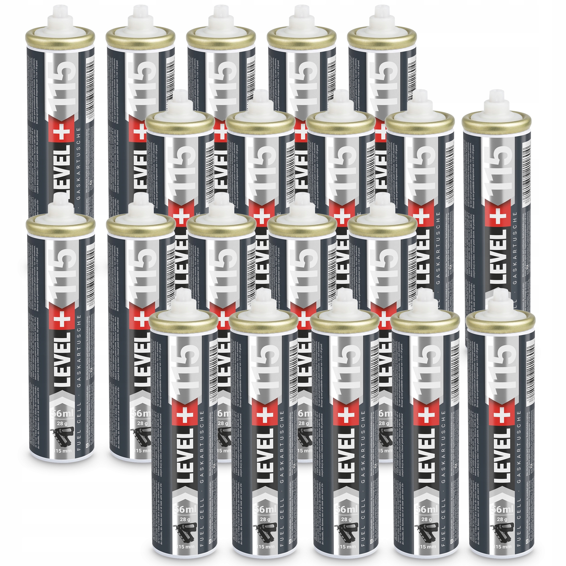 Plyn do sazečů Náboj 20 Ks 115mm 56ml 28g L+115