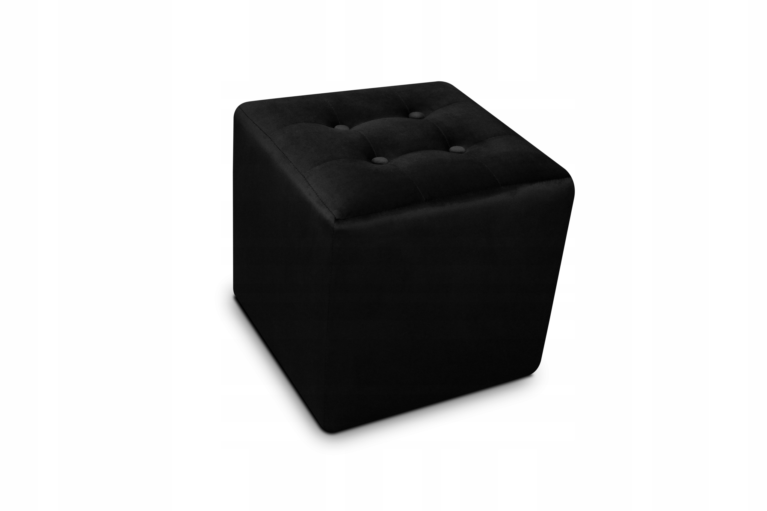 Fotel Siedzisko Pufa Pikowana Kostka Guziki