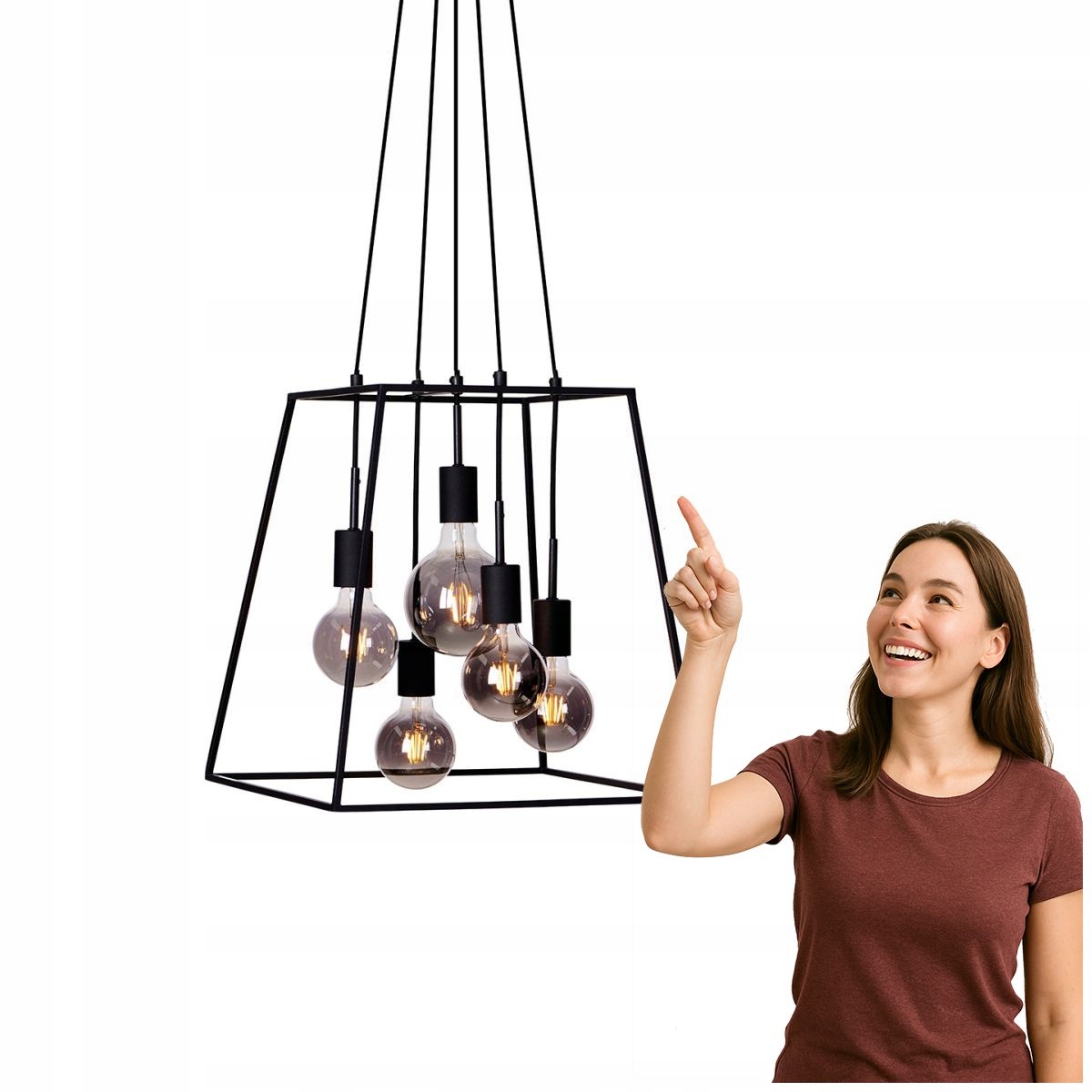 Závesná lampa Almodovi PND-11532-5-BL Italux